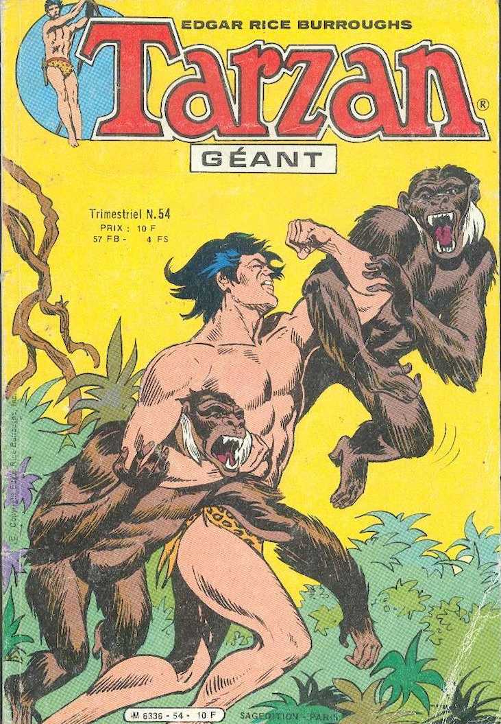 Scan de la Couverture Tarzan Gant n 54